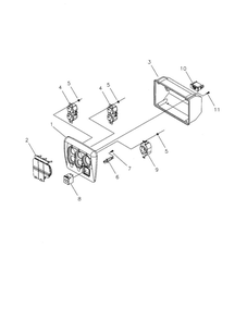 Control Panel Diagram and Parts List for 58033139  Briggs and Stratton Generator